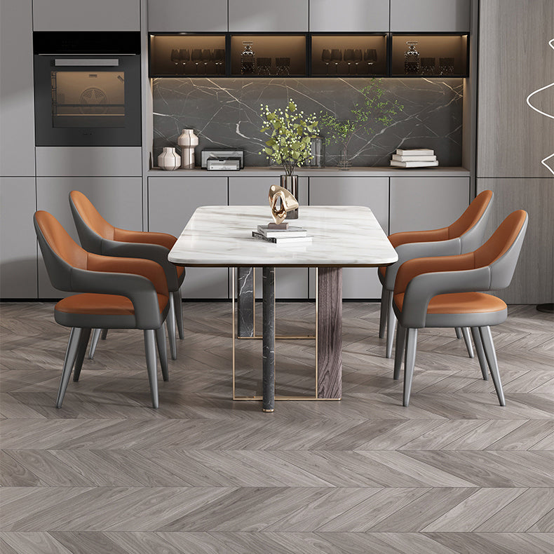 Sillas de comedor y acento tapizado y acento contemporáneo para el hogar