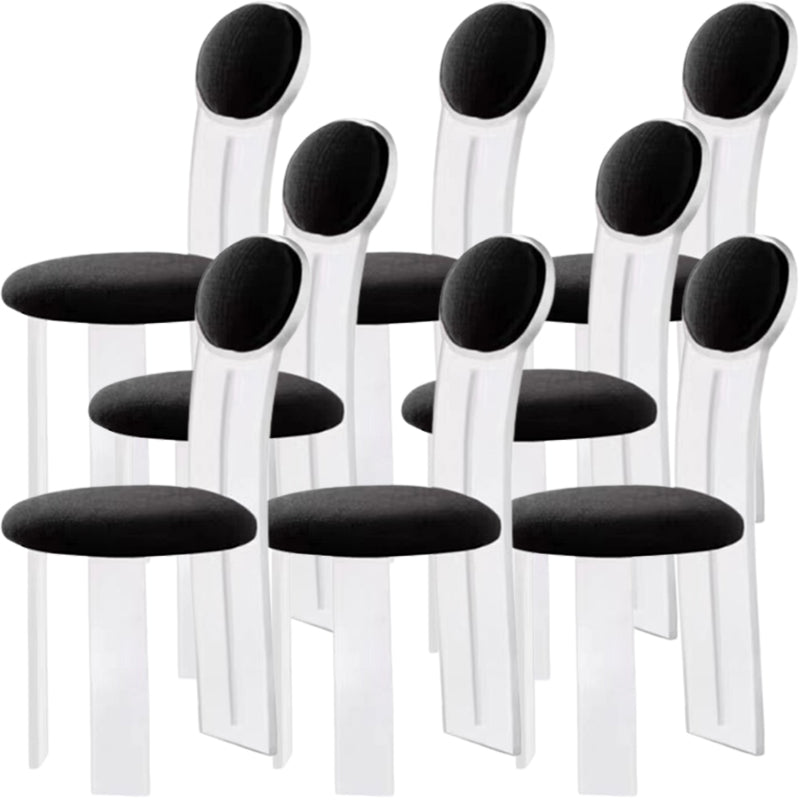 Sedie da pranzo e accento imbottite contemporanee e in plastica