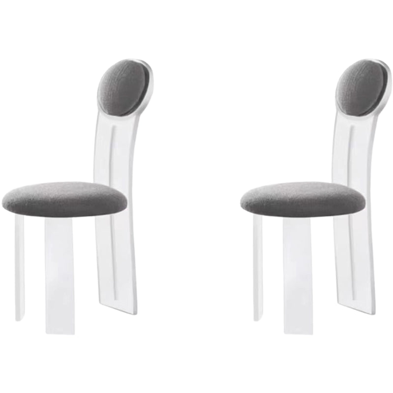 Sedie da pranzo e accento imbottite contemporanee e in plastica