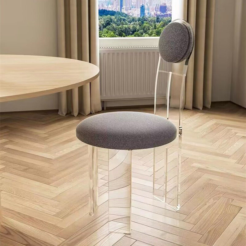 Sedie da pranzo e accento imbottite contemporanee e in plastica