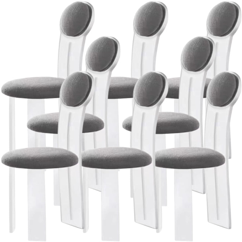 Sedie da pranzo e accento imbottite contemporanee e in plastica