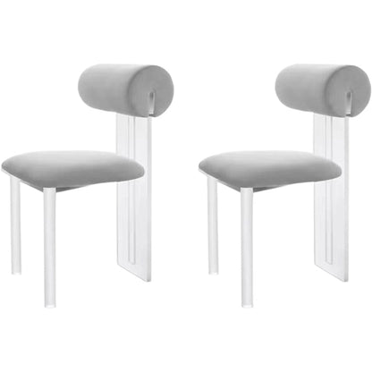 Sedie da pranzo e accento imbottite contemporanee e in plastica