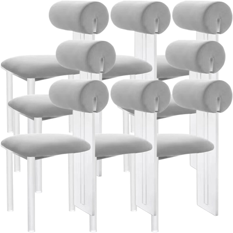 Sedie da pranzo e accento imbottite contemporanee e in plastica