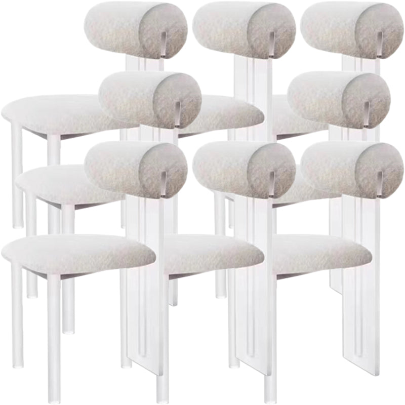 Sedie da pranzo e accento imbottite contemporanee e in plastica