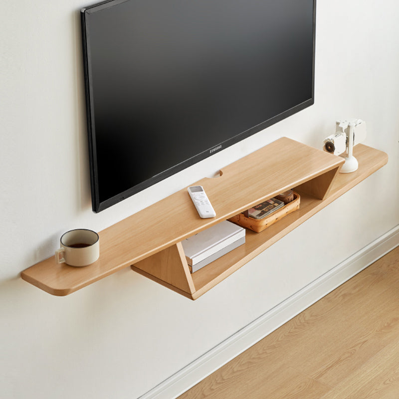 Scandinavian Wooden TV Stand Console with Shelf for Living Room Clearhalo 'furn' 'furn_tv_stands_entertainment_centers' 'Furniture' 'Living Room Furniture' 'TV Stands & Entertainment Centers' 'TV Stands & Media Storage Furniture' 'tv_stands_entertainment_centers' 7815954