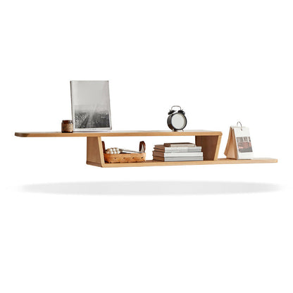 Scandinavian Wooden TV Stand Console with Shelf for Living Room 59"L x 9.5"W x 7"H Clearhalo 'furn' 'furn_tv_stands_entertainment_centers' 'Furniture' 'Living Room Furniture' 'TV Stands & Entertainment Centers' 'TV Stands & Media Storage Furniture' 'tv_stands_entertainment_centers' 7815955