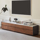 Mid-Century Modern TV Stand Console with Solid Wood Drawer for Living Room