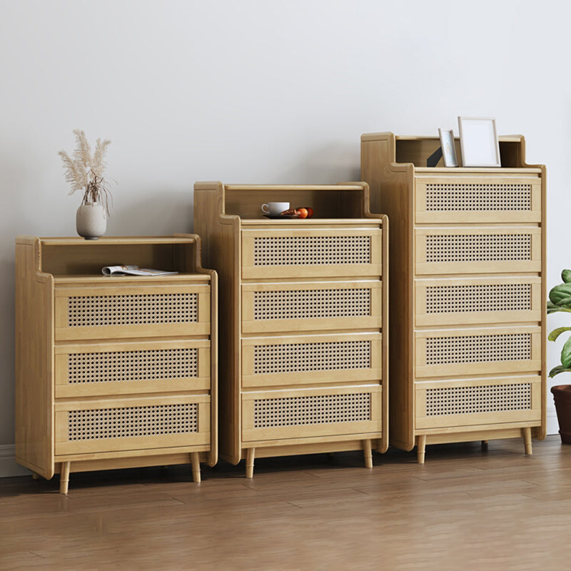 Modern Storage Chest Solid Wood Storage Chest Dresser with 3/4/5 Drawers Clearhalo 'Bedroom Furniture' 'Dressers & Chests' 'dressers_chests' 'furn' 'furn_dressers_chests' 'Furniture' 7816234