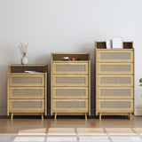 Modern Storage Chest Solid Wood Storage Chest Dresser with 3/4/5 Drawers Clearhalo 'Bedroom Furniture' 'Dressers & Chests' 'dressers_chests' 'furn' 'furn_dressers_chests' 'Furniture' 7816239
