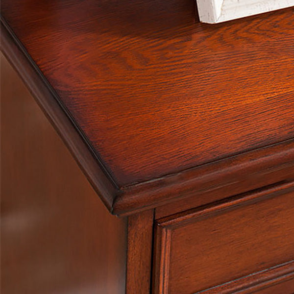 Camera da letto tradizionale stoccaggio in legno cassa verticale con cassetti