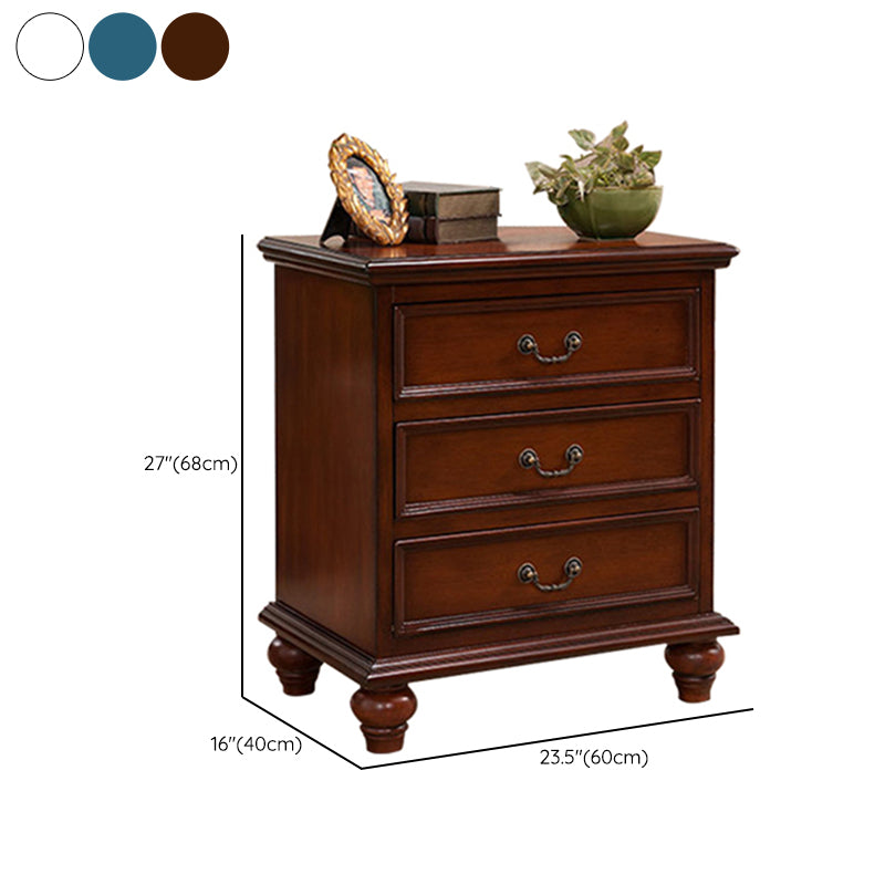 Camera da letto tradizionale stoccaggio in legno cassa verticale con cassetti