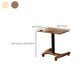 Rectangular Shaped Office Standing Desk Wood Folding in White/Brown Clearhalo 'furn' 'furn_office_desk' 'Furniture' 'Office Desks' 'Office Furniture' 'office_desk' 7816414