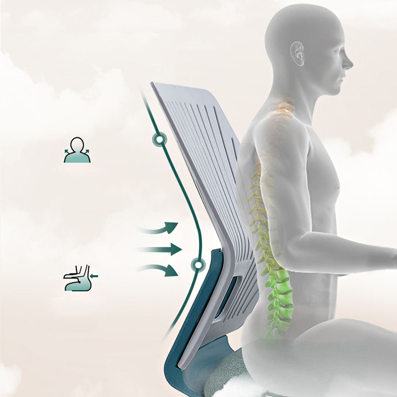 モダンなグリーンスライドオフィスチェア椅子の調整可能なシートの高さと車輪付き