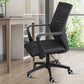 Modern Office Chair Adjustable Seat Height Fixed Arms with Wheels