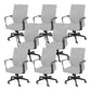 Modern Office Chair Adjustable Seat Height Fixed Arms with Wheels