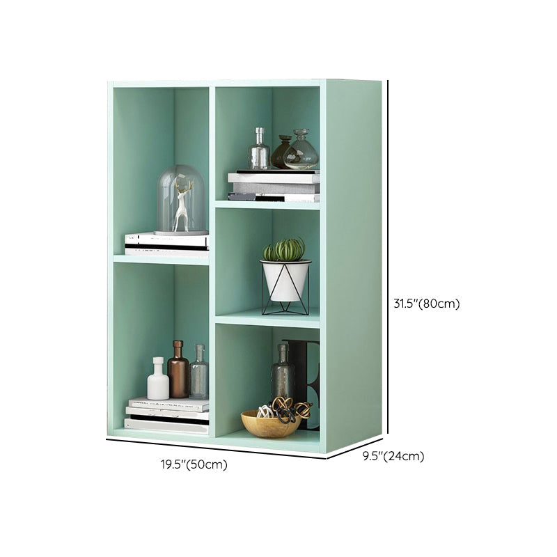 Standard Engineered Wood Bookcase Contemporary Closed Back Bookshelf Clearhalo 'Bookcases' 'furn' 'furn_bookcases' 'Furniture' 'Office Furniture' 7817079