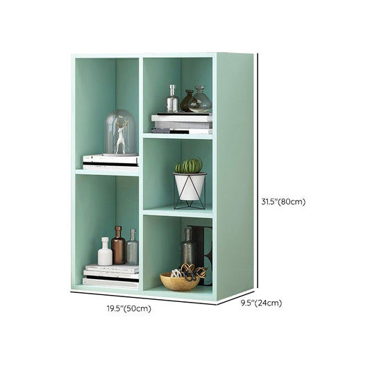 Standard Engineered Wood Bookcase Contemporary Closed Back Bookshelf Clearhalo 'Bookcases' 'furn' 'furn_bookcases' 'Furniture' 'Office Furniture' 7817079