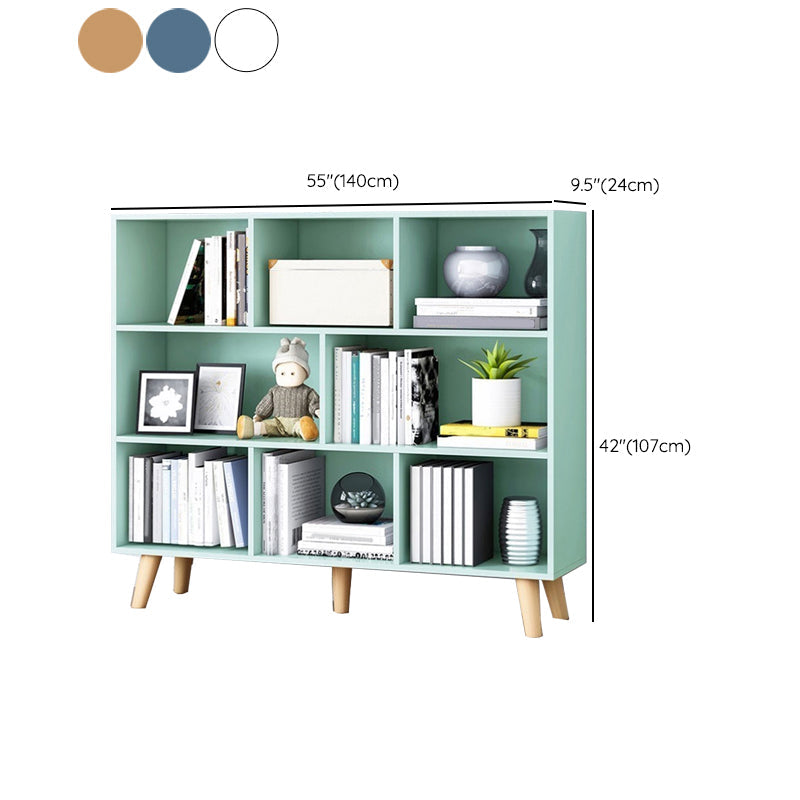 Standard Engineered Wood Bookcase Contemporary Closed Back Bookshelf Clearhalo 'Bookcases' 'furn' 'furn_bookcases' 'Furniture' 'Office Furniture' 7817081