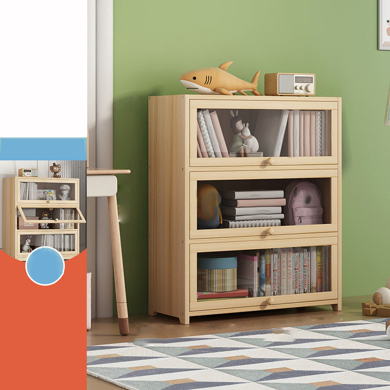 Contemporary Bookshelf Standard Wooden Closed Back Bookcase with Shelves 28"L x 11"W x 40"H Drawer Not Included Clearhalo 'Bookcases' 'furn' 'furn_bookcases' 'Furniture' 'Office Furniture' 7817085
