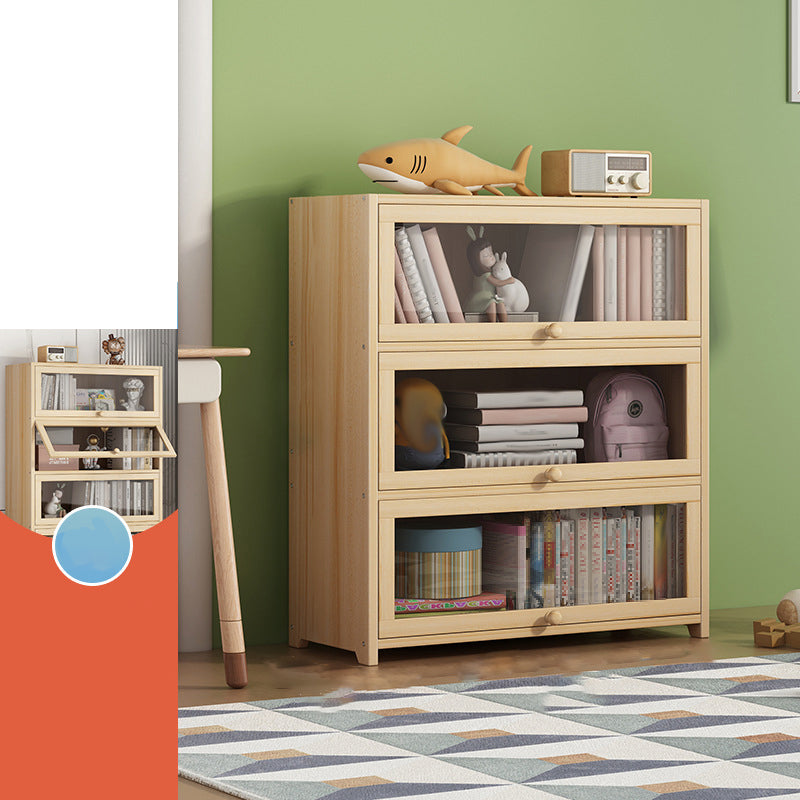 Contemporary Bookshelf Standard Wooden Closed Back Bookcase with Shelves 31"L x 11"W x 40"H Drawer Not Included Clearhalo 'Bookcases' 'furn' 'furn_bookcases' 'Furniture' 'Office Furniture' 7817087