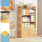 Contemporary Bookshelf Standard Wooden Closed Back Bookcase with Shelves 19.7"L x 9.8"W x 53.5"H 2 Clearhalo 'Bookcases' 'furn' 'furn_bookcases' 'Furniture' 'Office Furniture' 7817094