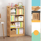 Contemporary Bookshelf Standard Wooden Closed Back Bookcase with Shelves 19.7"L x 9.8"W x 53.5"H Drawer Not Included Clearhalo 'Bookcases' 'furn' 'furn_bookcases' 'Furniture' 'Office Furniture' 7817101