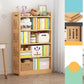 Contemporary Bookshelf Standard Wooden Closed Back Bookcase with Shelves 27.6"L x 9.8"W x 53.5"H Drawer Not Included Clearhalo 'Bookcases' 'furn' 'furn_bookcases' 'Furniture' 'Office Furniture' 7817102