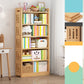 Contemporary Bookshelf Standard Wooden Closed Back Bookcase with Shelves 19.7"L x 9.8"W x 65.4"H Drawer Not Included Clearhalo 'Bookcases' 'furn' 'furn_bookcases' 'Furniture' 'Office Furniture' 7817107
