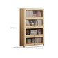 Contemporary Bookshelf Standard Wooden Closed Back Bookcase with Shelves Clearhalo 'Bookcases' 'furn' 'furn_bookcases' 'Furniture' 'Office Furniture' 7817119