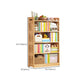 Contemporary Bookshelf Standard Wooden Closed Back Bookcase with Shelves Clearhalo 'Bookcases' 'furn' 'furn_bookcases' 'Furniture' 'Office Furniture' 7817128