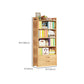Contemporary Bookshelf Standard Wooden Closed Back Bookcase with Shelves Clearhalo 'Bookcases' 'furn' 'furn_bookcases' 'Furniture' 'Office Furniture' 7817133