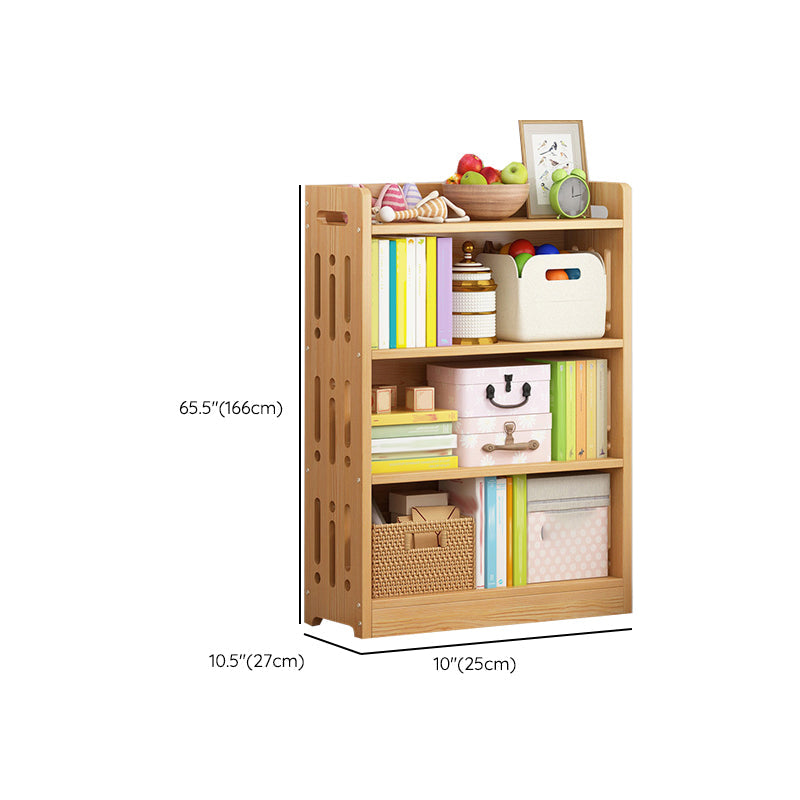 Contemporary Bookshelf Standard Wooden Closed Back Bookcase with Shelves Clearhalo 'Bookcases' 'furn' 'furn_bookcases' 'Furniture' 'Office Furniture' 7817135
