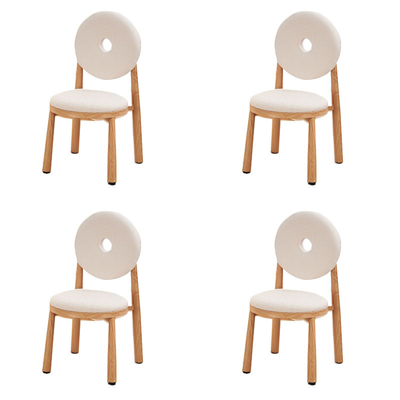 Contemporary Style Standard Footstool Specialty Foot Stool with Legs Wood 4 Piece Set Clearhalo 'furn' 'furn_ottomans_poufs' 'Furniture' 'Living Room Furniture' 'Ottomans & Poufs' 'ottomans_poufs' 7817286