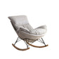 Modern Rocking Chair Faux Leather Solid Color Glider Chair with Ottoman Clearhalo 'Chairs & Seating' 'furn' 'furn_rocking_chairs' 'Furniture' 'Living Room Furniture' 'Rocking Chairs' 'rocking_chairs' 7817360