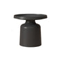 Tray Top Accent Side Table Metal Pedestal Side End Snack Table Black 1 Clearhalo 'Coffee & Accent Tables' 'End & Side Tables' 'end_side_tables' 'furn' 'furn_end_side_tables' 'Furniture' 'Living Room Furniture' 7818255