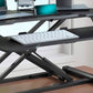 Folding Rectangular Shaped Office Laptop Table Wood in Black/White/Grey Clearhalo 'furn' 'furn_office_desk' 'Furniture' 'Office Desks' 'Office Furniture' 'office_desk' 7818417