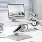 Rectangular Shaped Office Standing Desk Converter Wood in Black/White 27"L x 20"W x 17"H White Clearhalo 'furn' 'furn_office_desk' 'Furniture' 'Office Desks' 'Office Furniture' 'office_desk' 7818902