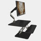 Rectangular Shaped Office Standing Desk Converter Wood in Black/White Clearhalo 'furn' 'furn_office_desk' 'Furniture' 'Office Desks' 'Office Furniture' 'office_desk' 7818911