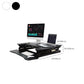 Rectangular Shaped Office Standing Desk Converter Wood in Black/White Clearhalo 'furn' 'furn_office_desk' 'Furniture' 'Office Desks' 'Office Furniture' 'office_desk' 7818913