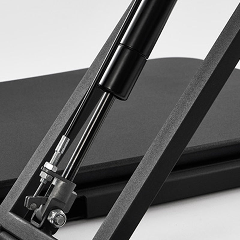 Descripción de la oficina en forma rectangular Metal plegable en negro/blanco/gris