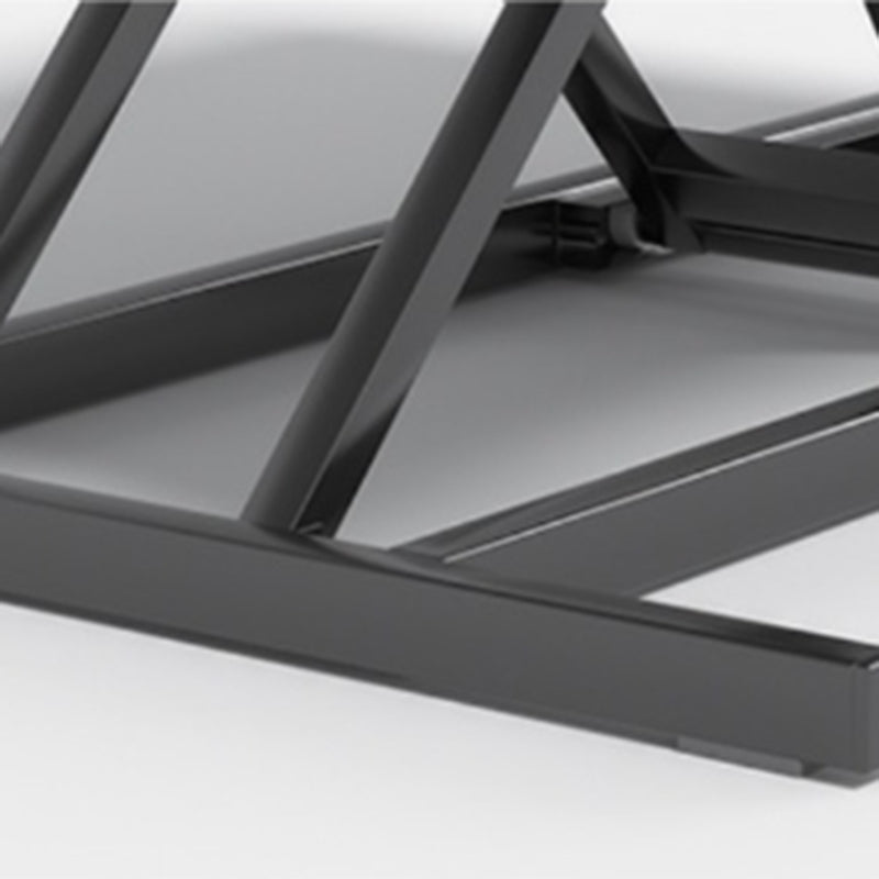 Legno convertitore in piedi pieghevole a forma di rettangolare con base in metallo