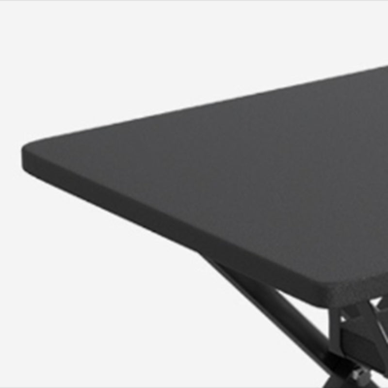 Madera del convertidor de escritorio plegable de forma rectangular con base de metal