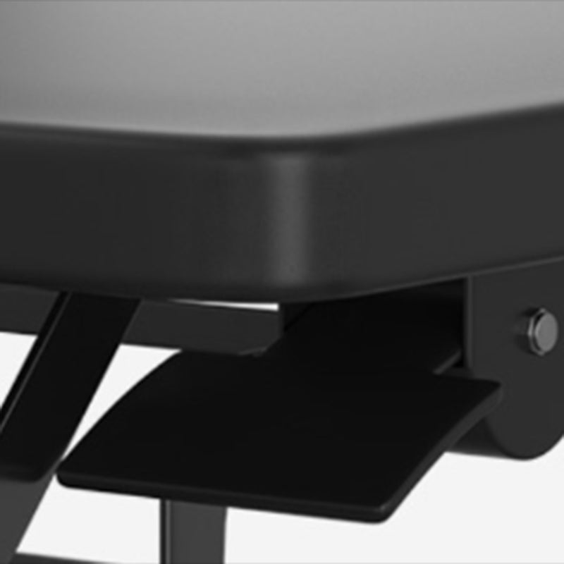 Madera del convertidor de escritorio plegable de forma rectangular con base de metal