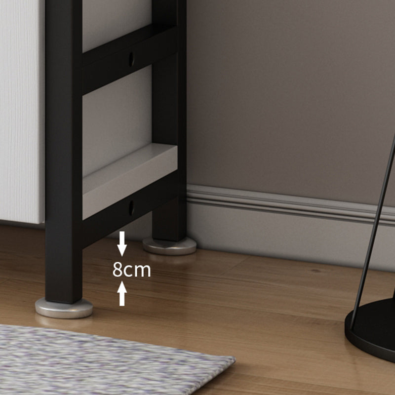 Modern Open Back Shelf Bookcase with Cabinets for Home Office Clearhalo 'Bookcases' 'furn' 'furn_bookcases' 'Furniture' 'Office Furniture' 7819310