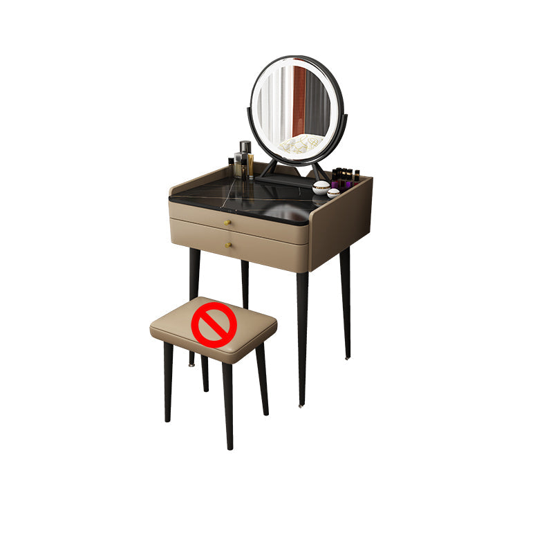 Chambre contemporaine avec tiroir Miroir Mirror Makeup Vanity Bureau