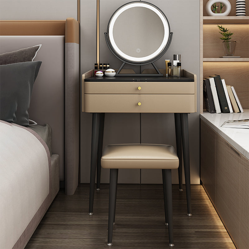 Chambre contemporaine avec tiroir Miroir Mirror Makeup Vanity Bureau