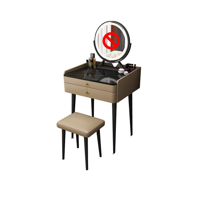 Chambre contemporaine avec tiroir Miroir Mirror Makeup Vanity Bureau