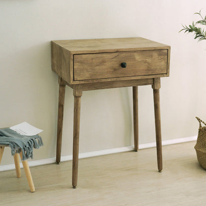 Scandinavian with Drawer Natural Lighted Mirror Bedroom Make-up Vanity Makeup Vanity Clearhalo 'Bedroom Furniture' 'furn' 'furn_makeup_vanities' 'Furniture' 'Makeup Vanities' 'makeup_vanities' 7821670