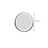 Scandinavian with Drawer Natural Lighted Mirror Bedroom Make-up Vanity Clearhalo 'Bedroom Furniture' 'furn' 'furn_makeup_vanities' 'Furniture' 'Makeup Vanities' 'makeup_vanities' 7821684