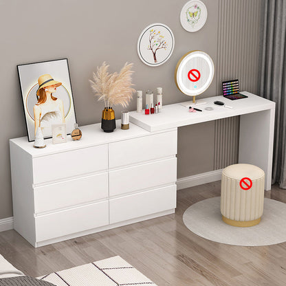 Contemporary with Drawer Wooden Bedroom Makeup Vanity Desk Table